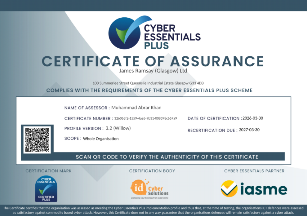 Cyber Essentials Plus